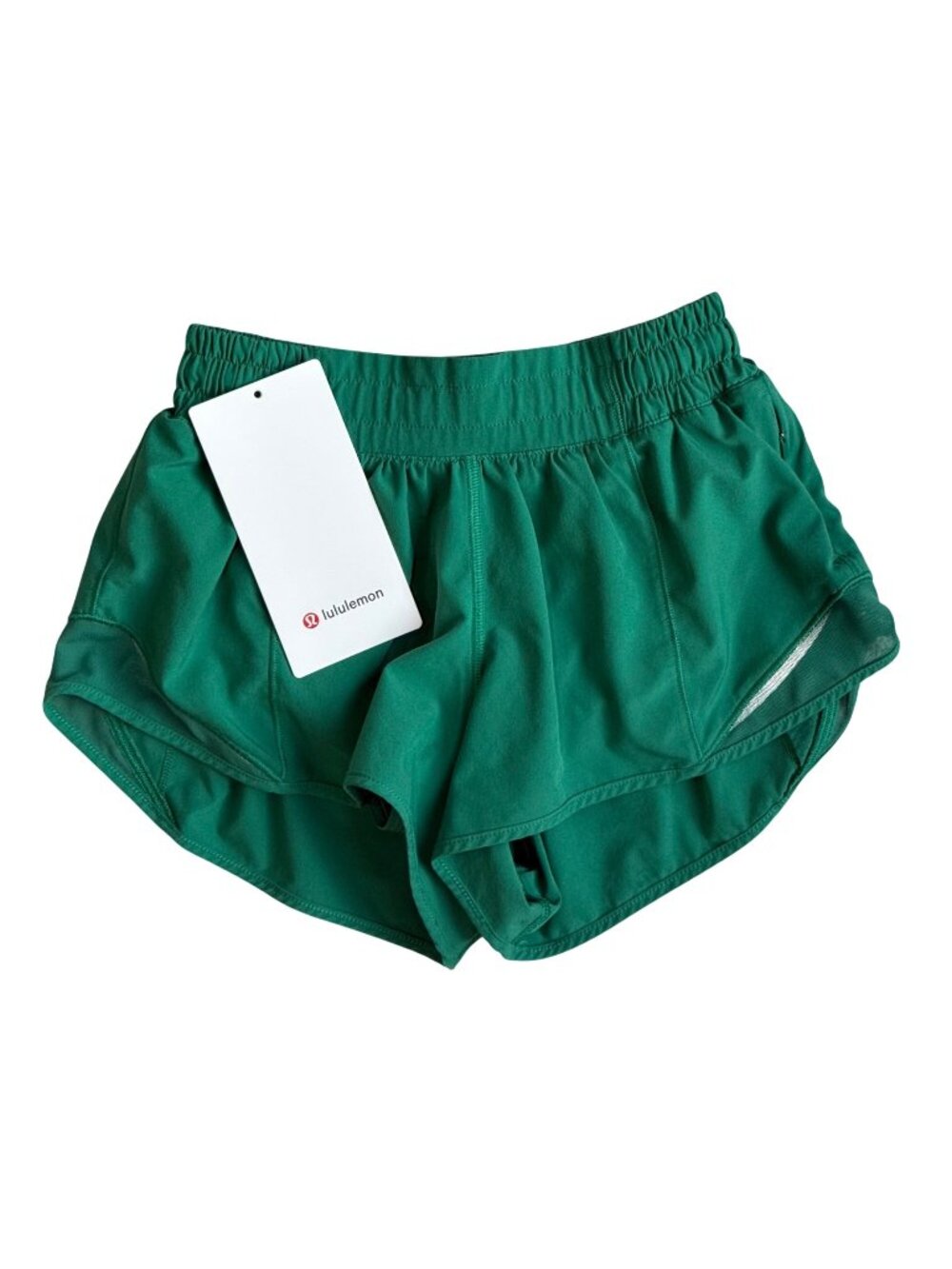 Lululemon Shorts Size 2 Hotty Hot Low Rise 2.5" Green Athletic Style W7AUSR